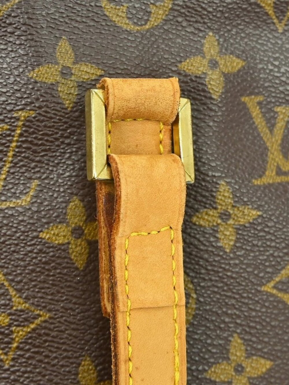 Best03 LOUIS VUITTON CABAS MEZZO HAND TOTE BAG MONOGRAM M51151 AR1010 RQ02761 - Picture 11 of 15